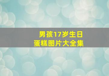 男孩17岁生日蛋糕图片大全集