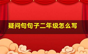 疑问句句子二年级怎么写