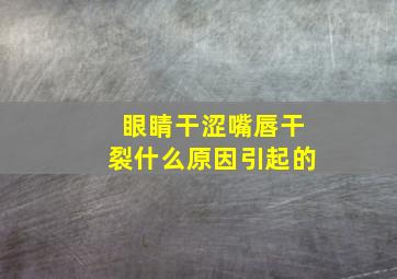 眼睛干涩嘴唇干裂什么原因引起的