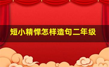 短小精悍怎样造句二年级