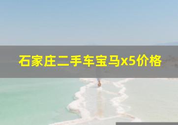 石家庄二手车宝马x5价格