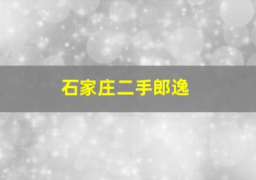 石家庄二手郎逸