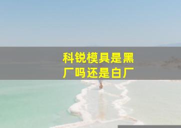 科锐模具是黑厂吗还是白厂