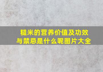 糙米的营养价值及功效与禁忌是什么呢图片大全