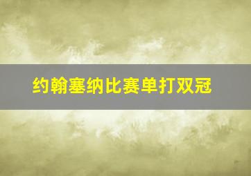 约翰塞纳比赛单打双冠