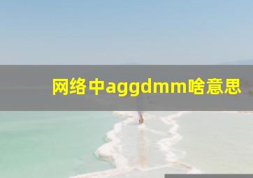 网络中aggdmm啥意思