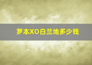 罗本XO白兰地多少钱