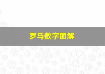 罗马数字图解