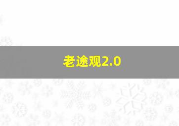 老途观2.0