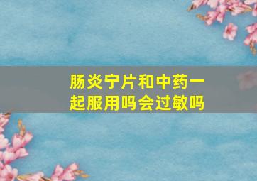 肠炎宁片和中药一起服用吗会过敏吗