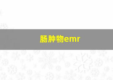 肠肿物emr