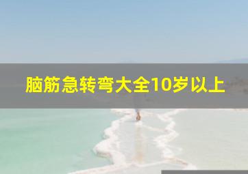 脑筋急转弯大全10岁以上