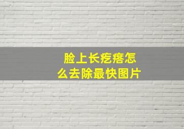 脸上长疙瘩怎么去除最快图片