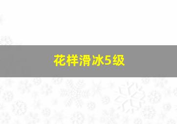 花样滑冰5级