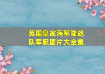 英国皇家海军陆战队军服图片大全集