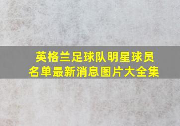 英格兰足球队明星球员名单最新消息图片大全集