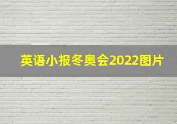 英语小报冬奥会2022图片