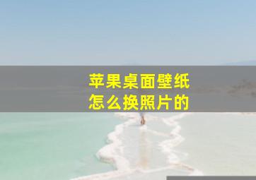 苹果桌面壁纸怎么换照片的