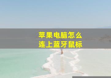 苹果电脑怎么连上蓝牙鼠标