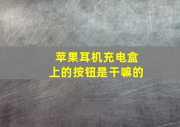 苹果耳机充电盒上的按钮是干嘛的