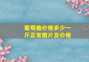 葡萄柚价格多少一斤正常图片及价格