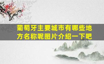 葡萄牙主要城市有哪些地方名称呢图片介绍一下吧