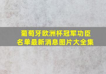 葡萄牙欧洲杯冠军功臣名单最新消息图片大全集