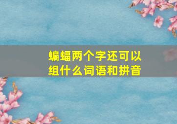 蝙蝠两个字还可以组什么词语和拼音