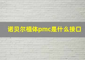 诺贝尔植体pmc是什么接口