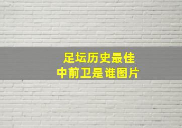 足坛历史最佳中前卫是谁图片