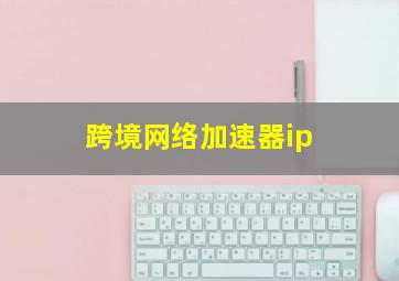 跨境网络加速器ip