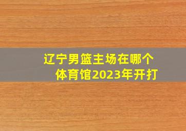 辽宁男篮主场在哪个体育馆2023年开打