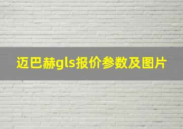 迈巴赫gls报价参数及图片