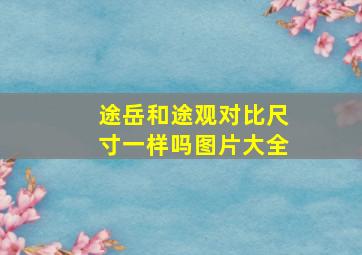 途岳和途观对比尺寸一样吗图片大全