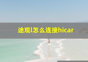 途观l怎么连接hicar