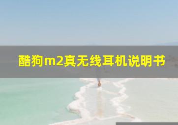 酷狗m2真无线耳机说明书