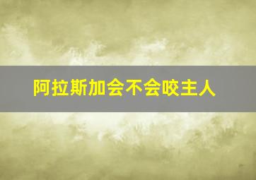 阿拉斯加会不会咬主人