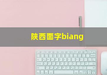 陕西面字biang