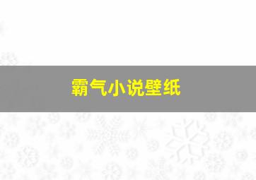 霸气小说壁纸