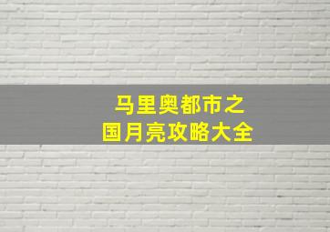 马里奥都市之国月亮攻略大全