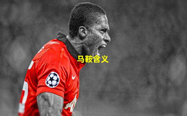 马鞍含义