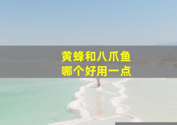 黄蜂和八爪鱼哪个好用一点