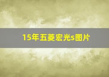 15年五菱宏光s图片