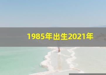 1985年出生2021年