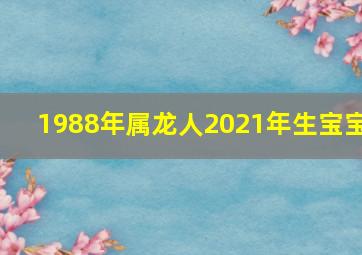 1988年属龙人2021年生宝宝