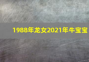 1988年龙女2021年牛宝宝