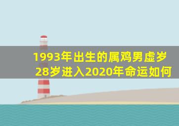 1993年出生的属鸡男虚岁28岁进入2020年命运如何