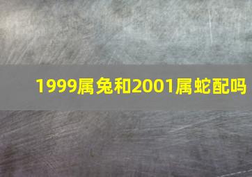 1999属兔和2001属蛇配吗