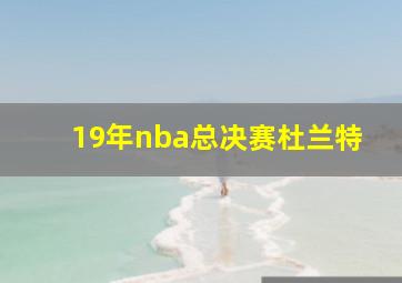 19年nba总决赛杜兰特