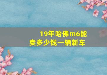 19年哈佛m6能卖多少钱一辆新车